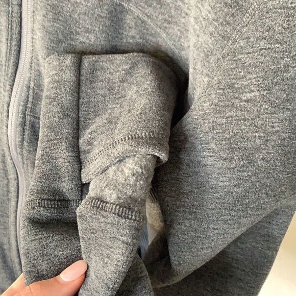 Prana gray zip up hooded sweatshirt XL - Picture 4 of 6